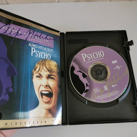 Alfred Hitchcock's Psycho DVD Widescreen Classic Horror Scary Thriller Film - Picture 3 of 3